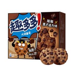 趣多多 大块曲奇饼干 144g/盒