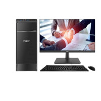 Haier 海尔 天越 H700 精英版 21.5英寸 台式机 黑色(酷睿i5-10400、核芯显卡、8GB、256GB SSD+1TB HDD、风冷、M10)