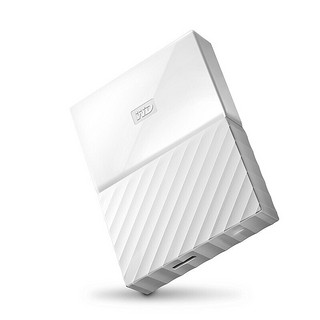 Western Digital 西部数据 My Passport系列 2.5英寸 移动机械硬盘 3TB USB 3.0 闪耀白