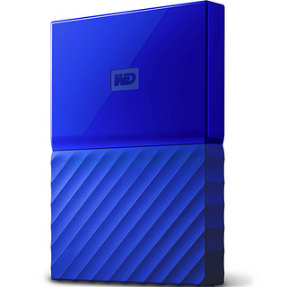 Western Digital 西部数据 My Passport系列 2.5英寸 移动机械硬盘 2TB USB 3.0 贵族蓝