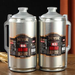 青岛原浆精酿啤酒黄啤2l2