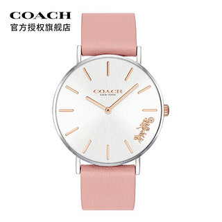 COACH 蔻驰 PERRY佩利系列 包包同款简约小皮质36mm 石英防水表手表女表 14503258