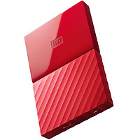 Western Digital 西部数据 My Passport系列 2.5英寸 移动机械硬盘 2TB USB 3.0 中国红