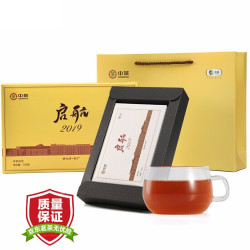 Chinatea 中茶 安化黑茶 2019年启航金花手筑茯茶 700g
