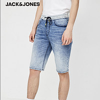 JACK JONES 杰克琼斯 220243519 男士修身牛仔短裤