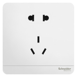 Schneider Electric 施耐德电气 AvatarOn绎尚系列 五孔插座 镜瓷白 二十只装