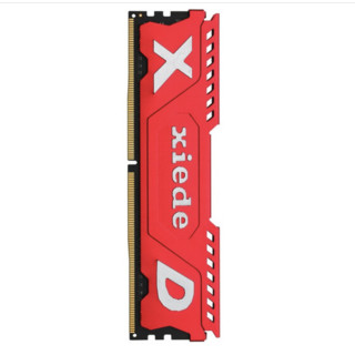 xiede 协德 PC4-3000 电竞版 DDR4 3000MHz 台式机内存 马甲条 红色 16GB