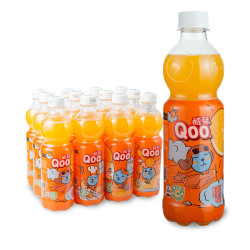 美汁源 可口可乐 美汁源酷儿 橙汁汽水 450ml*12瓶/箱