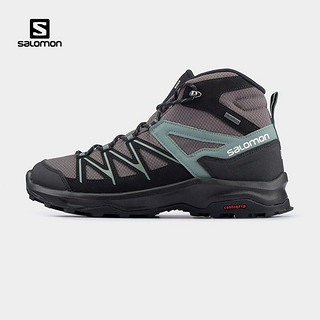 salomon 萨洛蒙 Salomon）男款 户外运动稳定防水透气中帮登山徒步鞋 DAINTREE MID GTX 磁铁灰 412312 UK10(44 2/3)