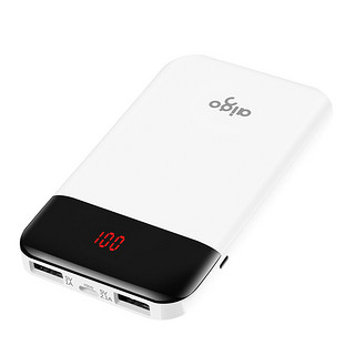 aigo 爱国者 E10000+ 移动电源 白色 10000mAh Type-C 2.1A双向快充 50台套装