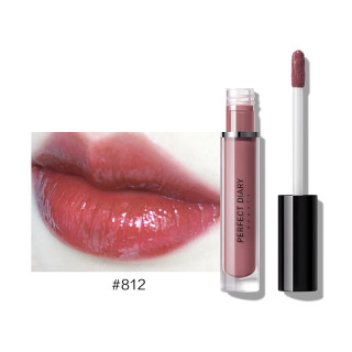 perfectdiary完美日记琉璃时光水漾唇釉812瑰丽玫香23g