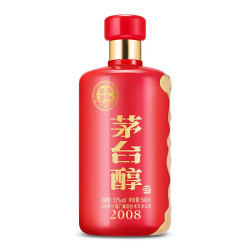 moutai茅台醇200853度柔和酱香型500ml单瓶