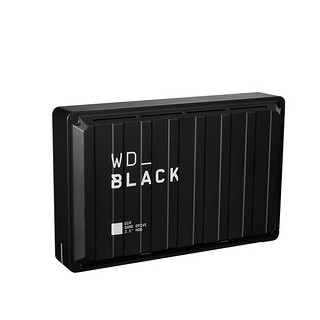 Western Digital 西部数据 WD BLACK D10 3.5英寸 USB移动机械硬盘 4TB USB3.2 黑色