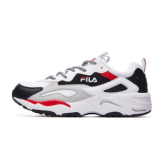 FILA 斐乐 Ray Tracer 男子跑鞋 F52M111102F-BW 黑色/集团白 42