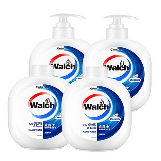 Walch 威露士 健康抑菌洗手液480mlx4瓶套装促销组合呵护双手滋润有效抑制99.9%细菌 洋甘菊健康呵护
