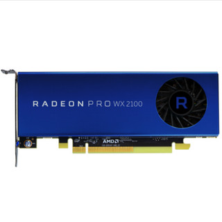 AMD Radeon Pro WX 2100 显卡 2GB 蓝色