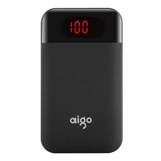 aigo 爱国者 E10000+ 移动电源 黑色 10000mAh Type-C micro usb 10.5W快充