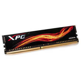 威刚 XPG系列 F1 DDR4 2400MHz 台式机内存 马甲条 黑色 8GB