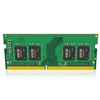 xiede 协德 PC4-17000 DDR4 2133MHz 笔记本内存 普条 绿色 4GB