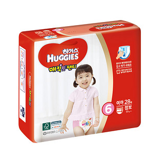 HUGGIES 好奇 魔法系列 拉拉裤 XXL28片*3包 女宝宝 韩版