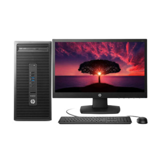 HP 惠普 EliteDesk 705 G3 21.5英寸 台式机 黑色(锐龙A10-8770、核芯显卡、8GB、1TB HDD、风冷)