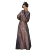 如是观 唐制汉服 云华宝盖 男女款圆领袍 茹堇 S