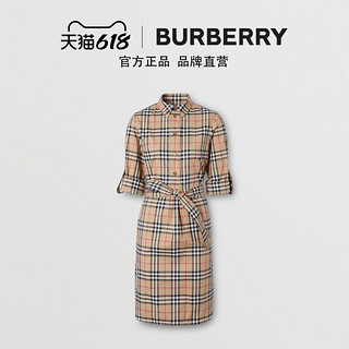 BURBERRY 博柏利 格纹衬衫式连衣裙 80245851