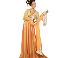 如是观 初唐风汉服 五柞宫遗梦录·唐诀 女士高腰交嵛裙 S