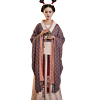 如是观 南朝风汉服 五柞宫遗梦录·南风 女士大袖襦 紫色 S