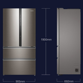 Casarte 卡萨帝 伦布朗系列 BCD-633WDCSU1 风冷多门冰箱 633L 钛金