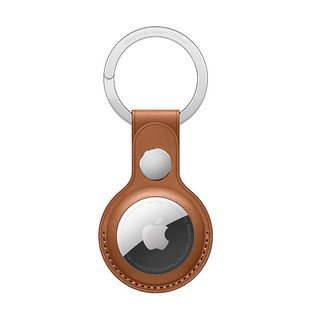 MX4M2FE/A Apple AirTag 皮革钥匙扣 - 鞍褐色 保护套