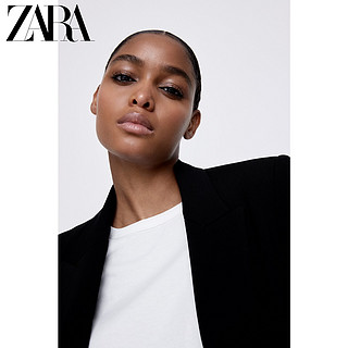 ZARA 夏季新款 女装 可卷袖休闲西装外套 02124470800