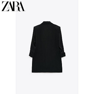 ZARA 夏季新款 女装 可卷袖休闲西装外套 02124470800