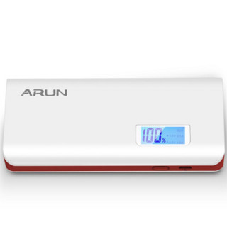 ARUN 海陆通 Y615 移动电源 苹果/安卓 酒红色 10000mAh micro usb 10.5W双向快充