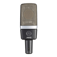 AKG 爱科技 多指向电容麦克风  专业录音直播主播K歌合唱设备全套 电脑手机声卡话筒套装 AKG C214