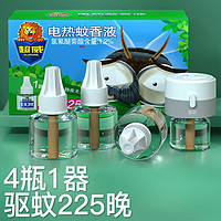 CHILWEE 超威 电蚊香液 4瓶1器 225晚