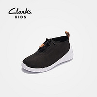 Clarks 其乐 儿童牛皮运动鞋  黑色 261350377 32