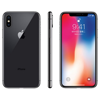 Apple 苹果 iPhone X 4G手机 256GB 深空灰