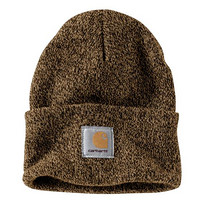 carhartt 男士毛线帽 A18 Dark Brown/Sandstone