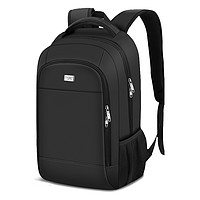 双肩背包男书包电脑包商务大容量多功能运动背包旅行包男士户外包 黑色