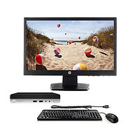 HP 惠普 ProDesk 400G3 DM 台式机 黑色(酷睿i3-7100T、核芯显卡、4GB、500GB HDD、风冷)