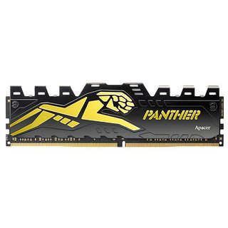 Apacer 宇瞻 黑豹系列 黑豹 PANTHER DDR4 3000MHz 黑色 台式机内存 16GB 8GB*2