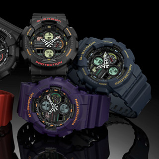 CASIO 卡西欧 G-SHOCK系列 51.2毫米电子腕表 GA-140-2A