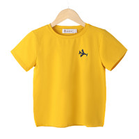 恒源祥 TQ20708 儿童T恤 黄色 130cm
