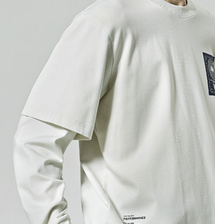 Kappa 卡帕 男子运动卫衣 K0A52TC02F 灰白 L