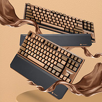 Hyeku 黑峡谷 X3 87键 2.4G双模机械键盘 浓情巧克力 凯华BOX流沙金轴 单光