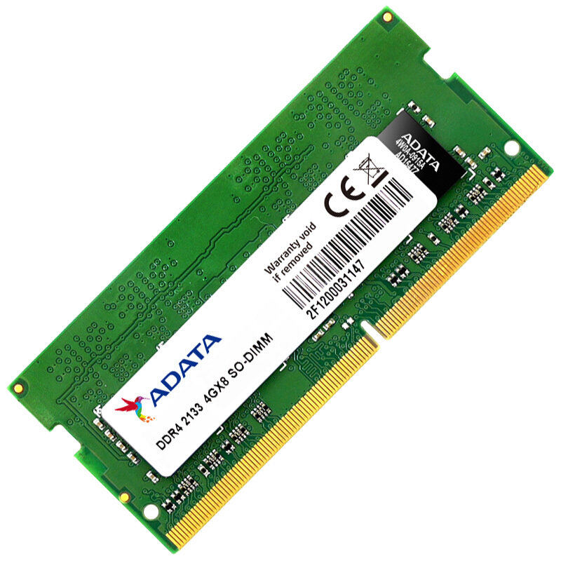 ADATA 威刚 万紫千红系列 DDR4 2666MHz 笔记本内存 绿色 4GB