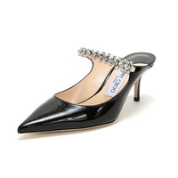 JIMMY CHOO 女士漆皮尖头高跟鞋穆勒鞋黑色 BING 65 PAT 183 BLACK 35码