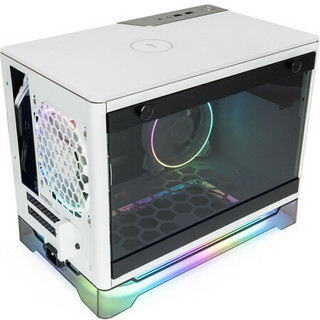 InWin 迎广 A1 Lite RGB MINI-ITX机箱 半侧透 白色