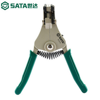 世达 SATA自动剥线钳子器B型电缆剪刀剪压线拨线钳电工工具扒皮钳 91213